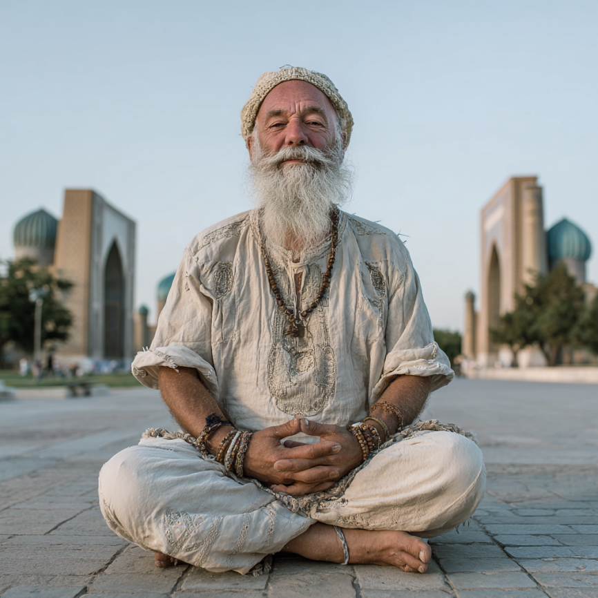 YogaWave mutaxassislari bilan katta yoshdagi odamlar